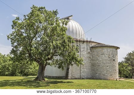 Side View Of The Famous Observatory, Tican - Visnjan, Istria, Croatia