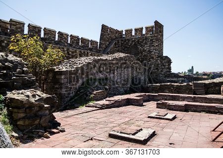 Veliko Tarnovo, Bulgaria - August 31, 2019: The Famous Sightseeing Tsarevets Fortress.