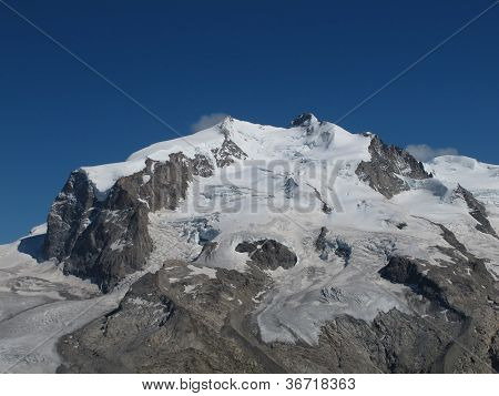 Snowcapped Monte Rosa
