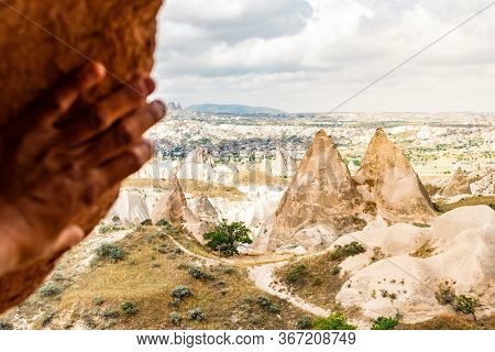 Cappadocia. Popular Touristic Destination In The Middle Of Turkey