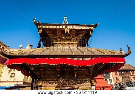 The Harati Devi Shrine Or Ajima Temple At The Swayambhunath Or Swayambhu Temple, A Religious Complex