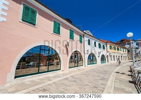 Herceg Novi, Montenegro - May 22, 2013: Herceg Novi Old Town Main Street, Located At The Bay Of Koto