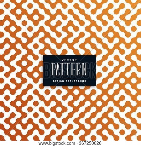 Round Shape Truchet Pattern Background Vector Design Illustration