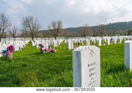 A Famous Burial Place In Deadwood, South Dakota