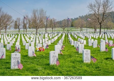 A Famous Burial Place In Deadwood, South Dakota