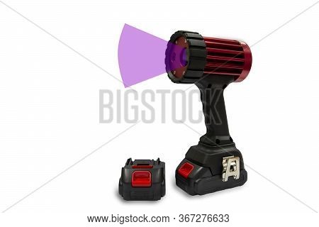 Handheld Led Uv Black Light Lamps. Handheld Led Uv Ndt Flashlights Are Mainly Used In Industrial Det