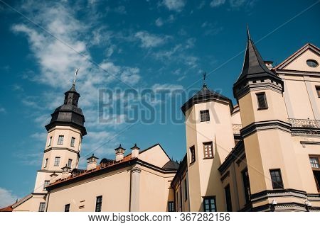 Medieval Castle In Nesvizh, Minsk Region, Belarus.nesvizh Castle