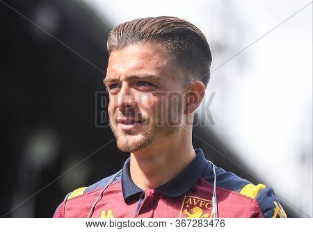 London, England - August 31, 2019: Jack Grealish Of Villa Pictured Ahead Of  The 2019/20 Premier Lea