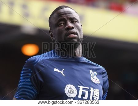 London, England - August 31, 2019: Cheikhou Kouyate Of Palace Pictured Ahead Of  The 2019/20 Premier
