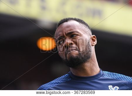 London, England - August 31, 2019: Jordan Ayew Of Palace Pictured Ahead Of  The 2019/20 Premier Leag