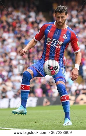 London, England - August 31, 2019: Joel Ward Of Palace Pictured During The 2019/20 Premier League Ga