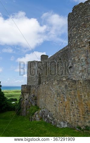 Harlech, North Wales, Uk: Jun 3, 2017: Harlech Castle Was Built By King Edward I During His Invasion
