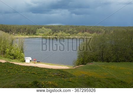 Lake Meadow, City Gorodok, Vitebsk Region, Belarus