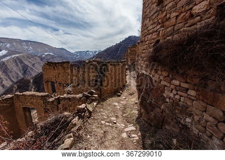 Old Abandoned City Of Gamsutl Republic Of Dagestan, Russia
