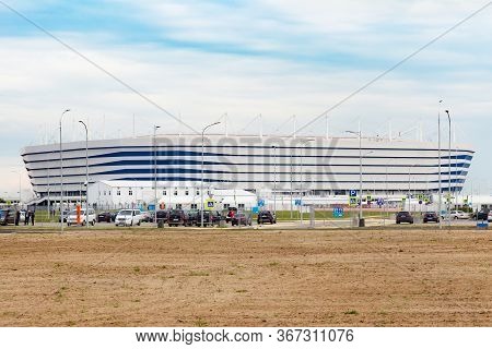 Kaliningrad, Russia - June 13, 2018: View Of The Modern Kaliningrad Football Stadium (also Called Ar