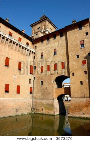 Ferrara hercegi kastély Olaszország