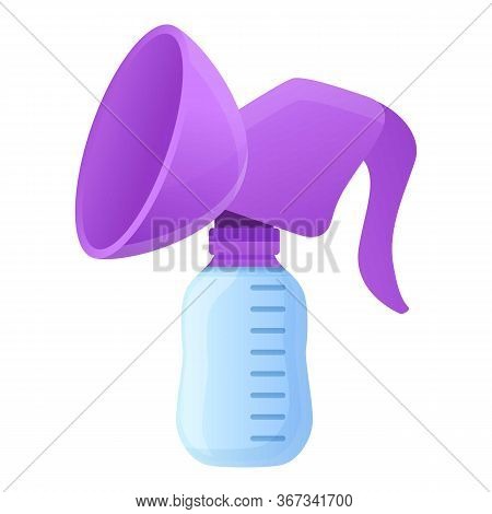 Hand Breast Pump Icon. Cartoon Of Hand Breast Pump Vector Icon For Web Design Isolated On White Back