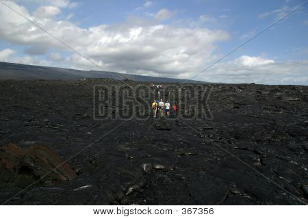 Kilauea vulkan Lava felter