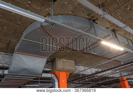 Ceiling Insulation, Ventilation System Air Ducts, Fire Extinguishing System Pipes, Electric Cable Ch