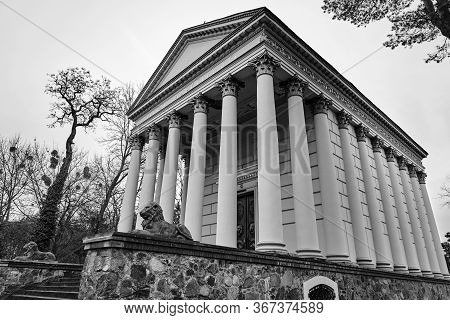 The Building Of The Church-mausoleum Dedicated To St. Marcelina Modeled On The Roman Temple In Rogal