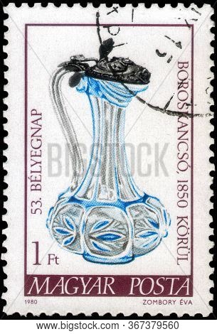 Saint Petersburg, Russia - May 17, 2020: Postage Stamp Issued In The Hungary With The Image Of The G