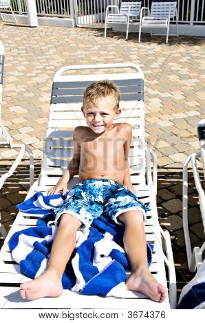 Ragazzo dell'abbronzatura
