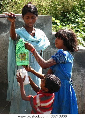 Vandknaphed i Indien