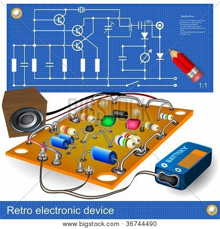 Retro Electronic Device
