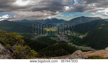 Landscape Of Parc Natural Comunal De Les Valls Del Comapedrosa National Park In Andorra.