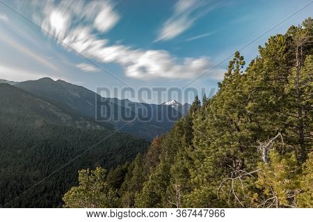 Landscape Of Parc Natural Comunal De Les Valls Del Comapedrosa National Park In Andorra.