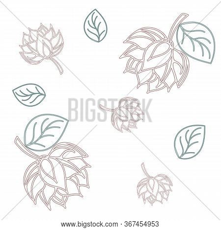 Lotus Seamless Pattern Flower In Vintage Style. Vector Vintage Illustration. Soft And Pastel Color. 