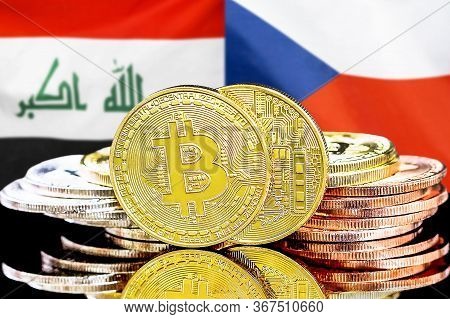 Concept For Investors In Cryptocurrency And Blockchain Technology In The Iraq And Czech Republic. Bi