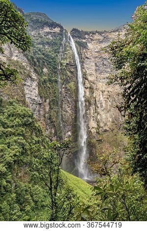 Gocta   Waterfall In Amazonas, Peru Is The 11th Highest Waterfall In The World