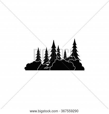 Forest Graphic Design Template Vector Isolated Illustration