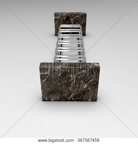 3d Image Of Bicycle Parking 7x Side View 00003