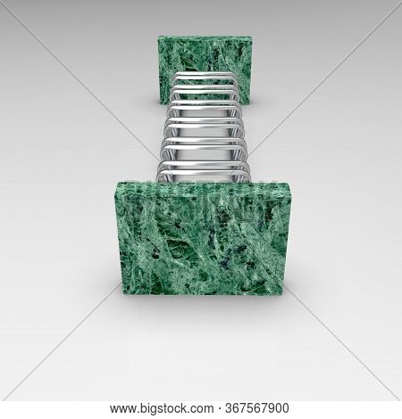 3d Image Of Bicycle Parking 7x Side View 00009