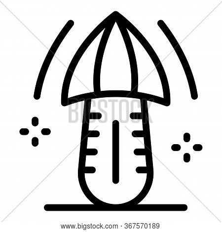 Manual Squeezer For Citrus Icon. Outline Manual Squeezer For Citrus Vector Icon For Web Design Isola