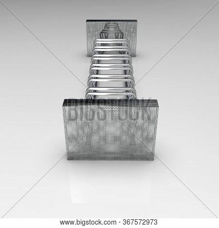 3d Image Of Bicycle Parking 7x Side View 00011