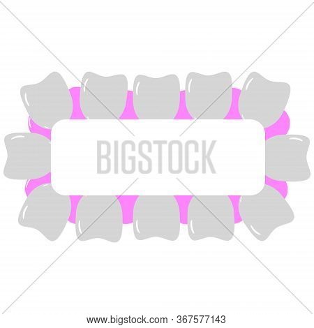 Colourful Frame With Pink Balloons. Invitation Border.