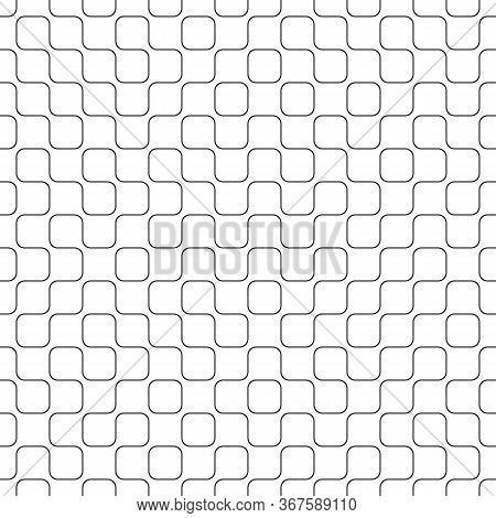 Abstract Geometric Truchet Pattern. Seamless Geometric Pattern