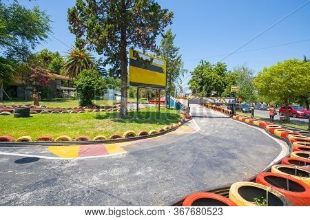 Carlo Paz  Argentina January 7 Sited In Northern Carlo Paz This Go Kart Circuit Is One Of The Touris