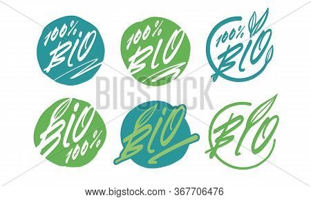 Bio Icons And Labels Design In Vectors. Biological Labels
Hand Draw Vector Illustration For Flyers, 