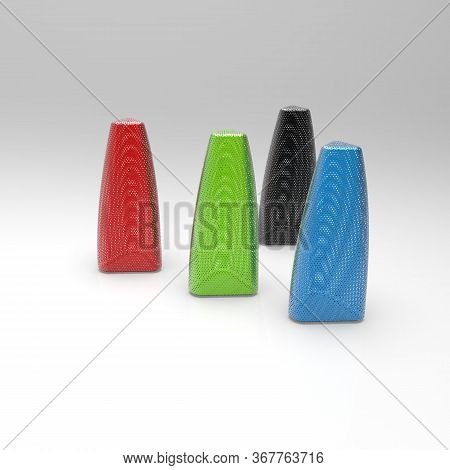3d Image Of Pausita Model Pau100 Bollard V5