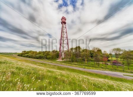 Lighthouse In Campen At The North Sea In Germany