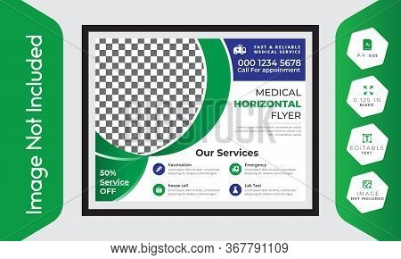 Corporate Healthcare And Medical Cover A4 Flyer Design
