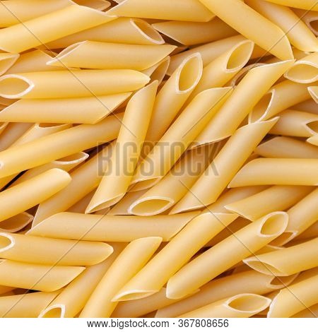 Penne Lisce Macaroni - Italian Pasta Background