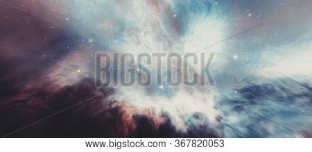 Galaxy night sky artistic background, texture. Very high resulution, good for prints and wallpaper. 3D illustration