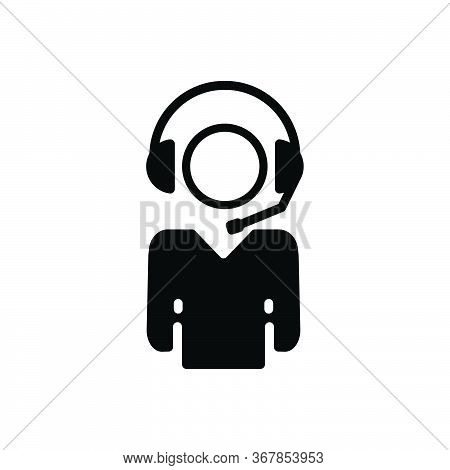 Black Solid Icon For Support Endorsement Countenance  Helping