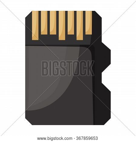 Usb Vector Icon.cartoon Vector Icon Isolated On White Background Usb.