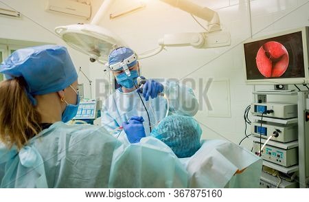 Endoscopic Sinus Surgery. Laser Vaporization Of Nasal Concha